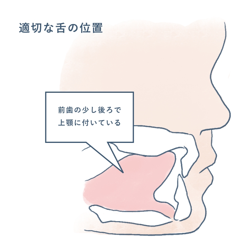 舌のポジション